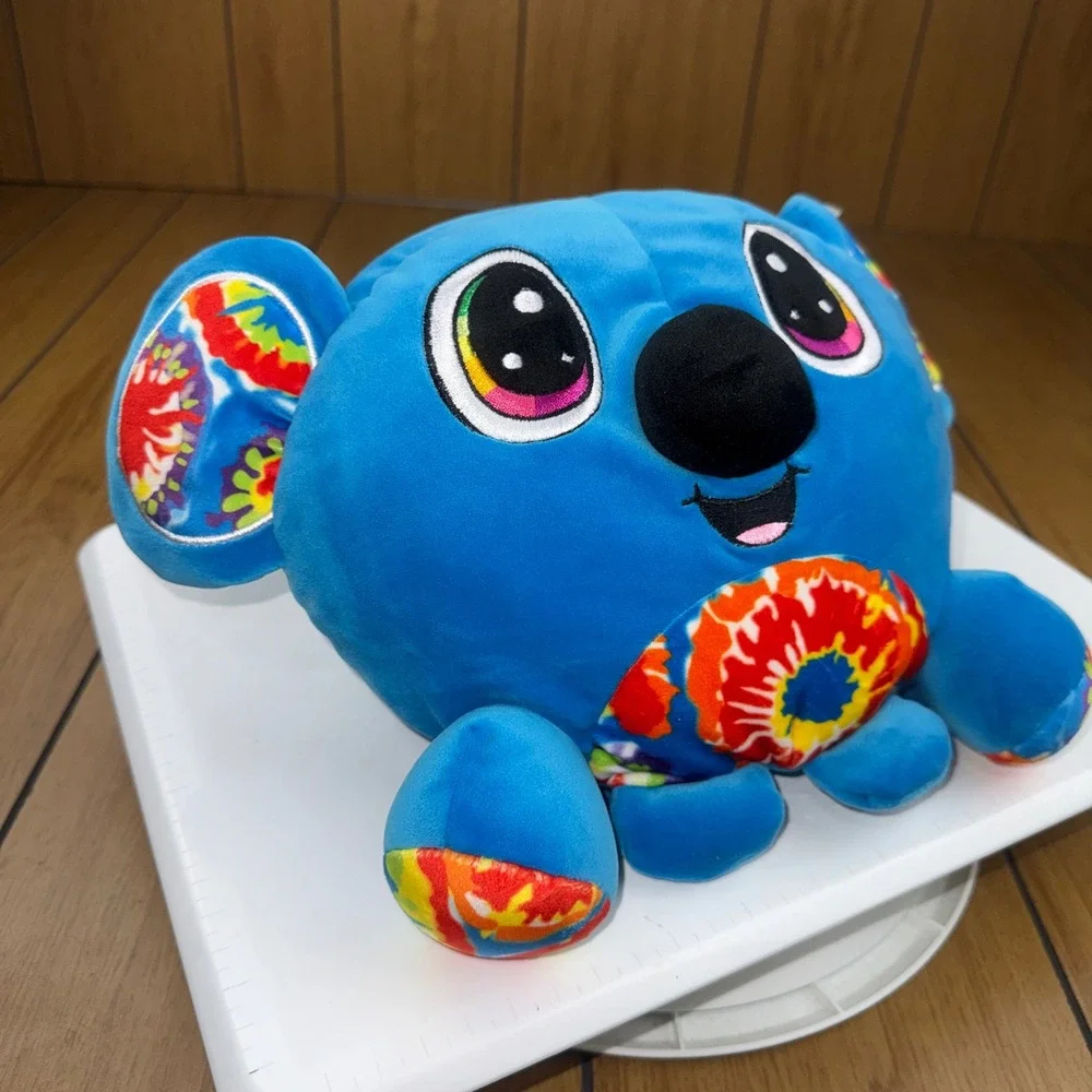 Crayola Tie Dye Koala Blue Plush Stuffed‎ Animal Toy 2022 82-0724-0-001 NWT
